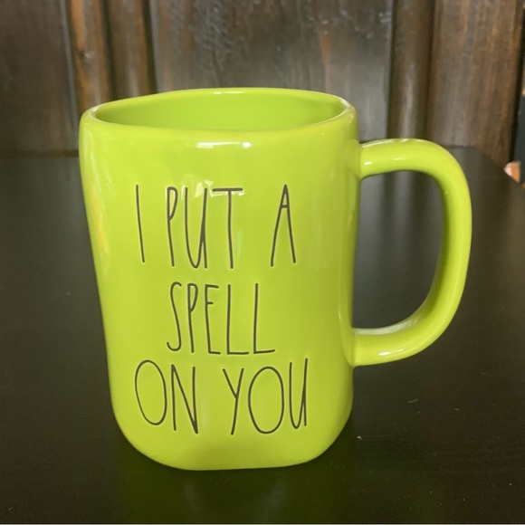 Rae Dunn I PUT A SPELL ON YOU Ceramic Halloween Mug - Picture 2 of 6